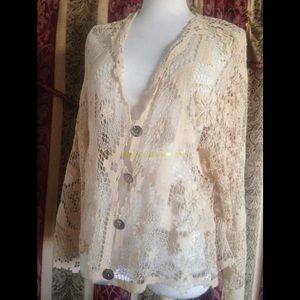 CAROL LITTLE  Crocheted Jacket.